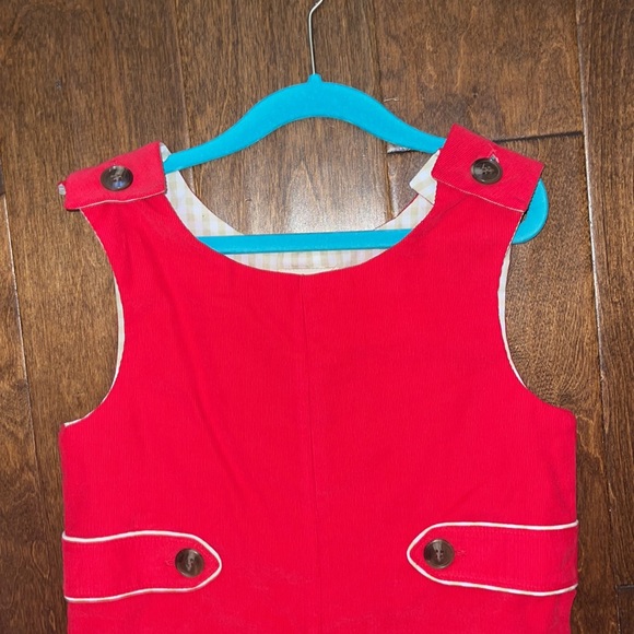 NWT TBBC Lawson Longall (Corduroy) Richmond Red - Reverseable - 4T - price firm - Picture 3 of 7